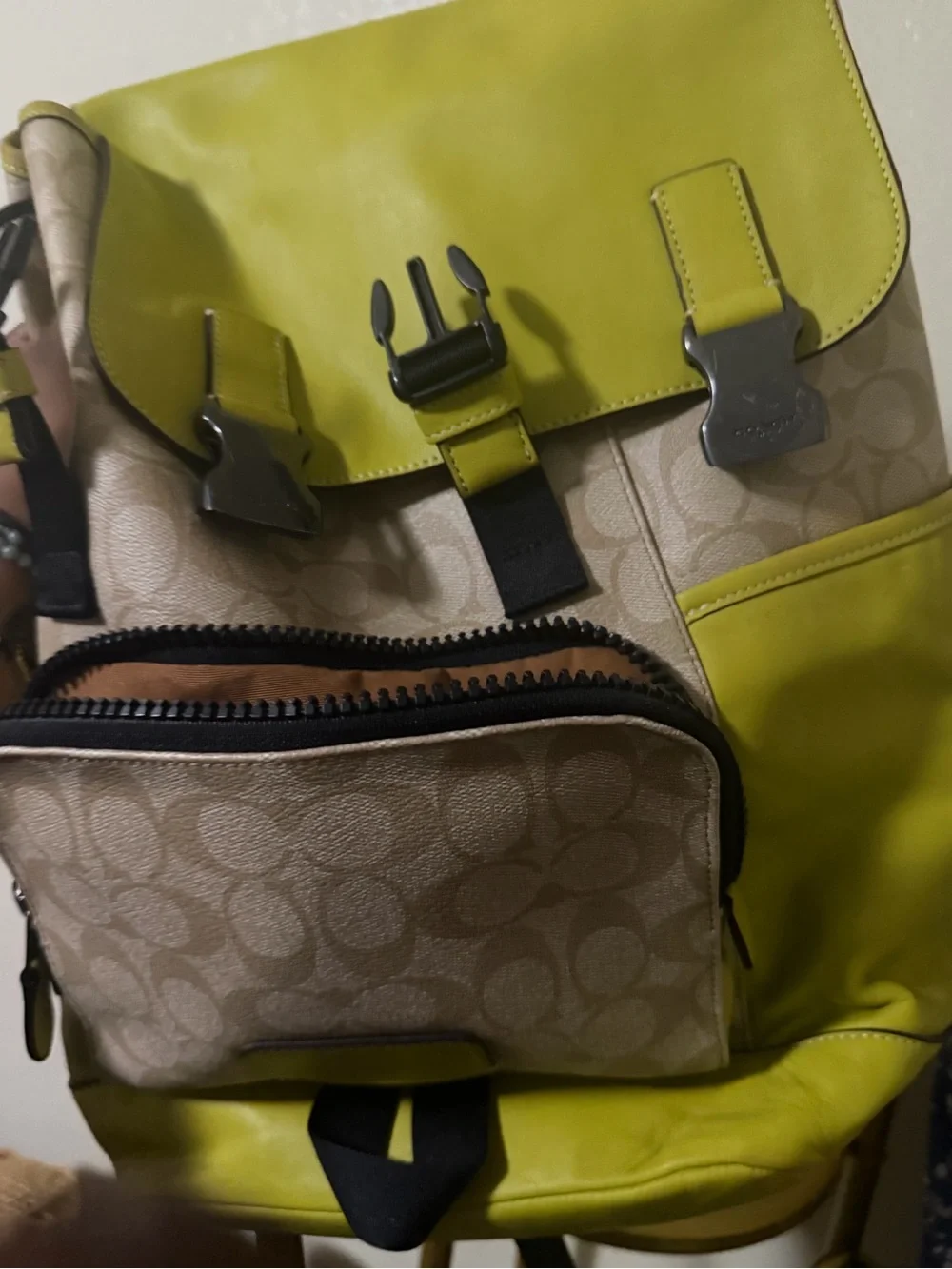 Coach backpack signature